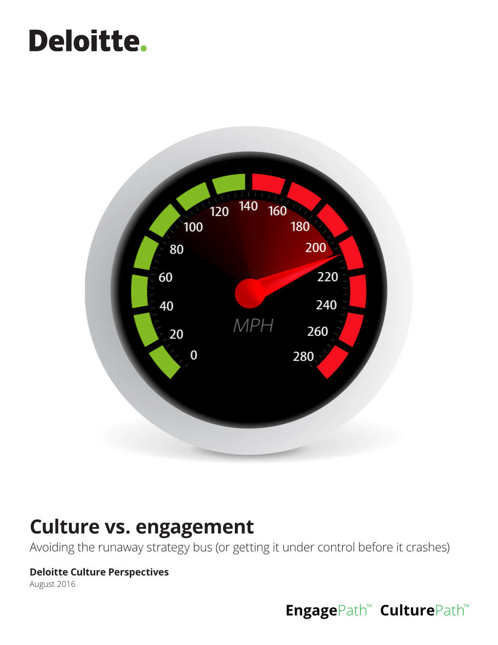 Culture Vs. Engagement Avoiding the Runaway Strategy Bus (Or Getting It Under Control Before It Crashes)
