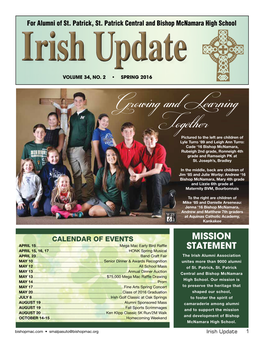 Irish Update Spring 2016