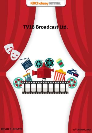 Tata Consultancy Services Ltd. TV18 Broadcast Ltd