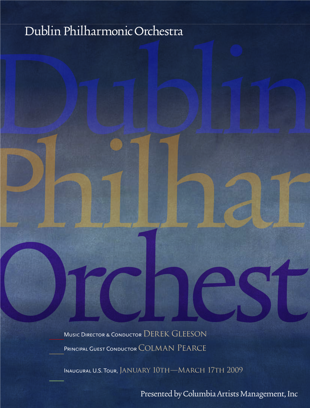 DPO U.S. Tour Souvenir Brochure