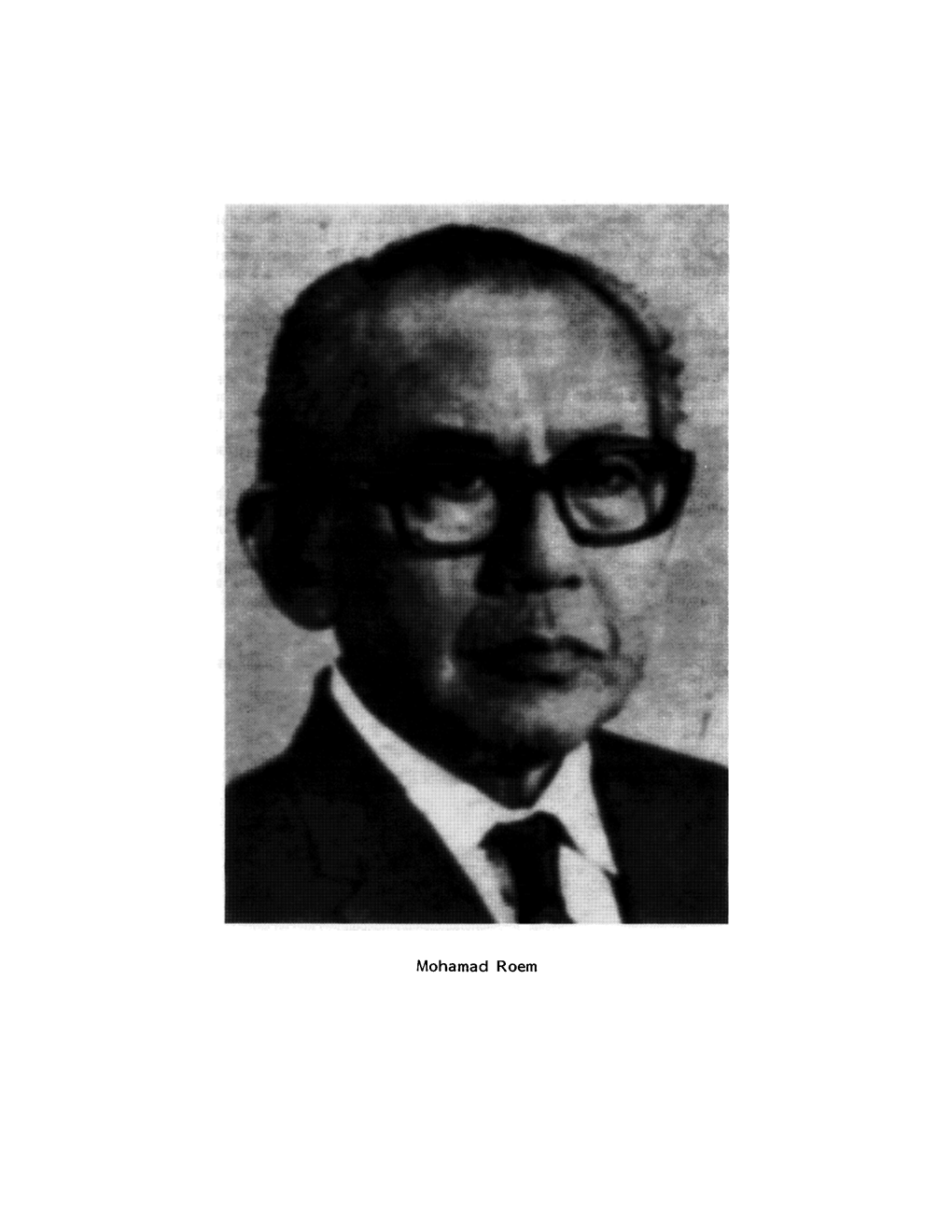 Mohamad Roem in MEMORIAM: MOHAMAD ROEM (1908-1983)