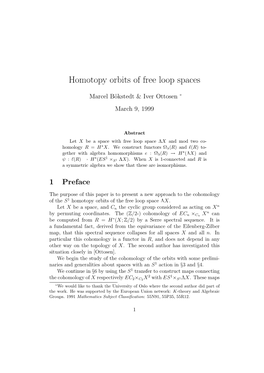 Homotopy Orbits of Free Loop Spaces