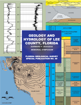 Geology and Hydrology of Lee County, Florida Durward H