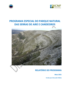 Programa Especial Do Parque Natural Das Serras De Aire E Candeeiros