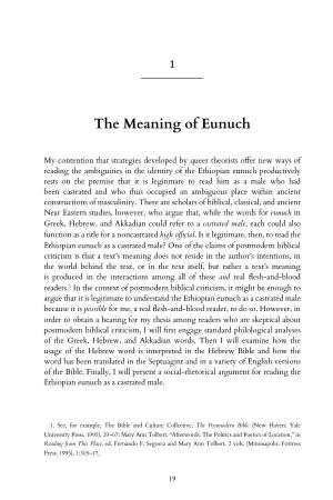 Queering the Ethiopian Eunuch