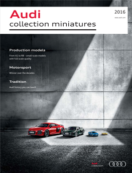 Audi Collection Miniatures Catalogue.Pdf
