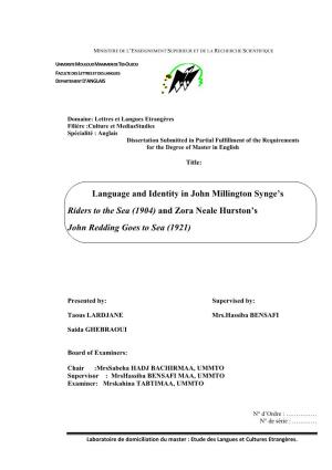Language and Identity in John Millington Synge's Riders to The