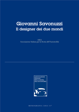 Giovanni Savonuzzi Il Designer Dei Due Mondi