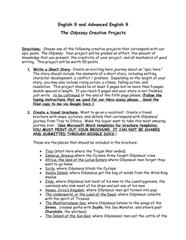 The Odyssey Creative Projects