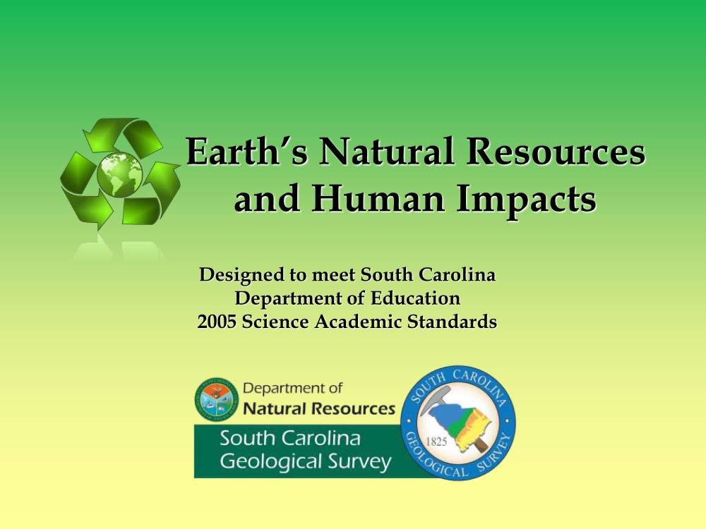 Earth's Natural Resources and Human Impacts