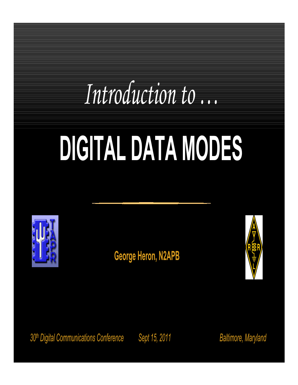 Digital Data Modes