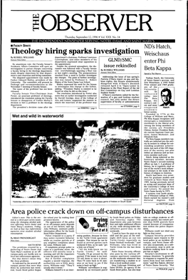 Theology Hiring Sparks Investigation