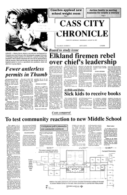 Elkland Firemen Rebel Over Chief's Leadership
