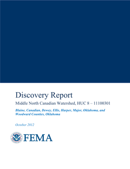FEMA 2012 Discovery Report Middle North Canadian Watershed