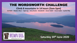 The Wordsworth Challenge