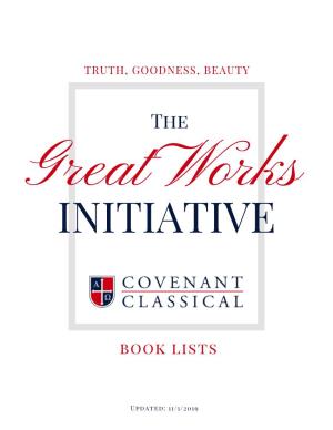 Great Works Book List