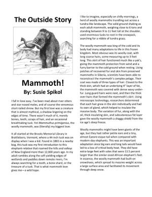 Mammoth Susie Spikol