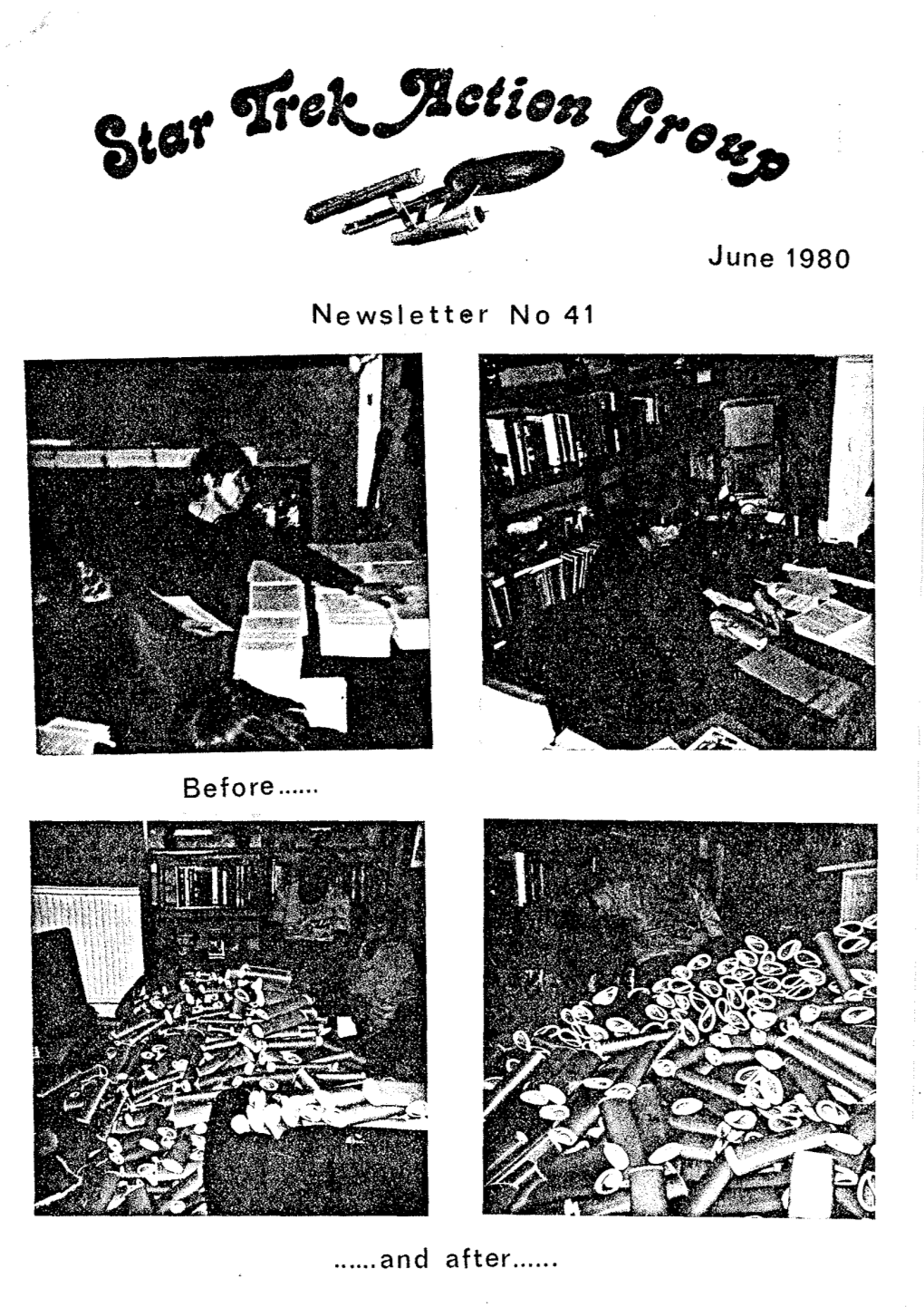 June 1980 Newsletter No 41 Before ...And After
