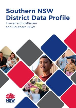 Southern NSW District Data Profile Illawarra Shoalhaven and Southern NSW Contents