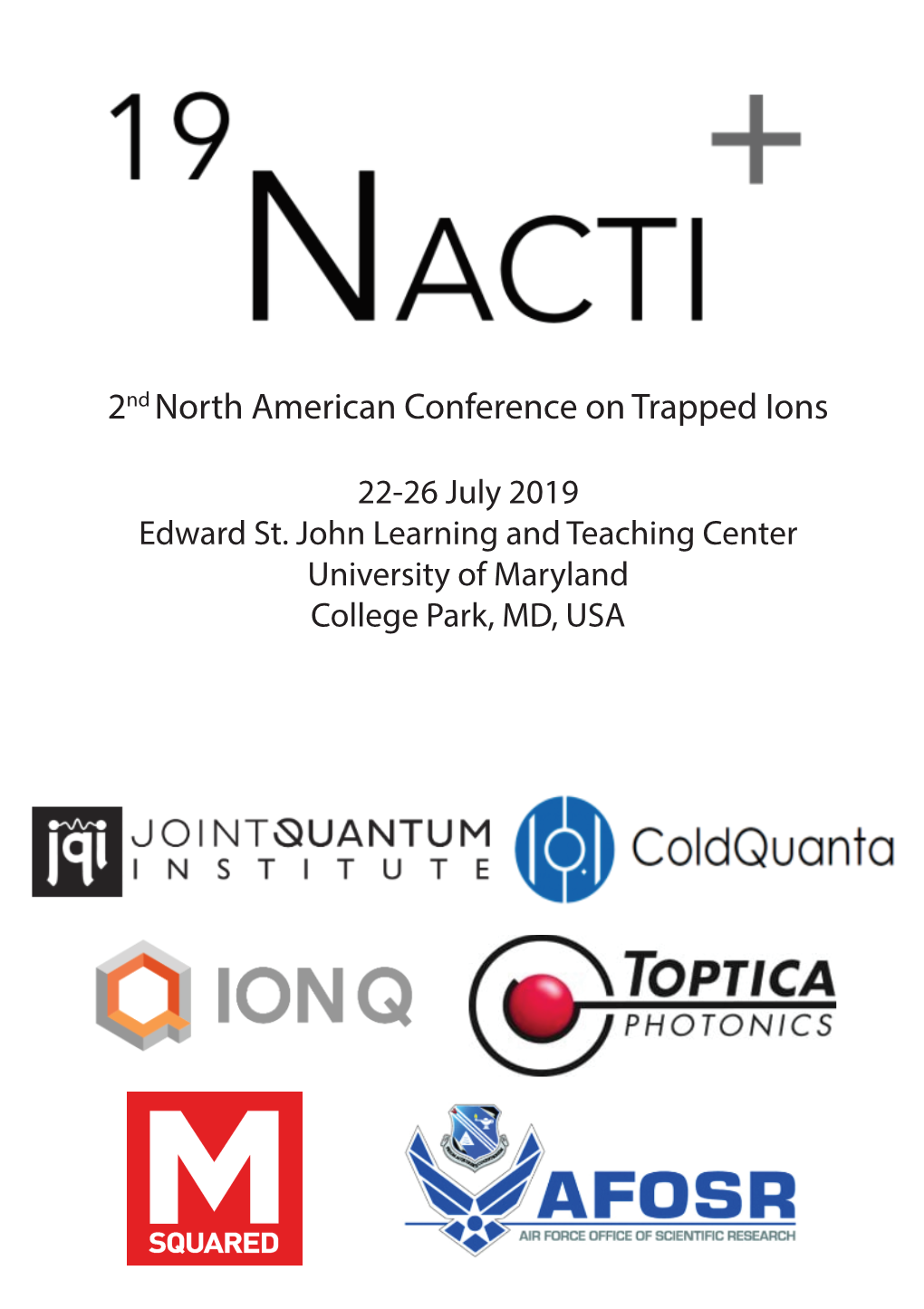 2Nd North American Conference on Trapped Ions