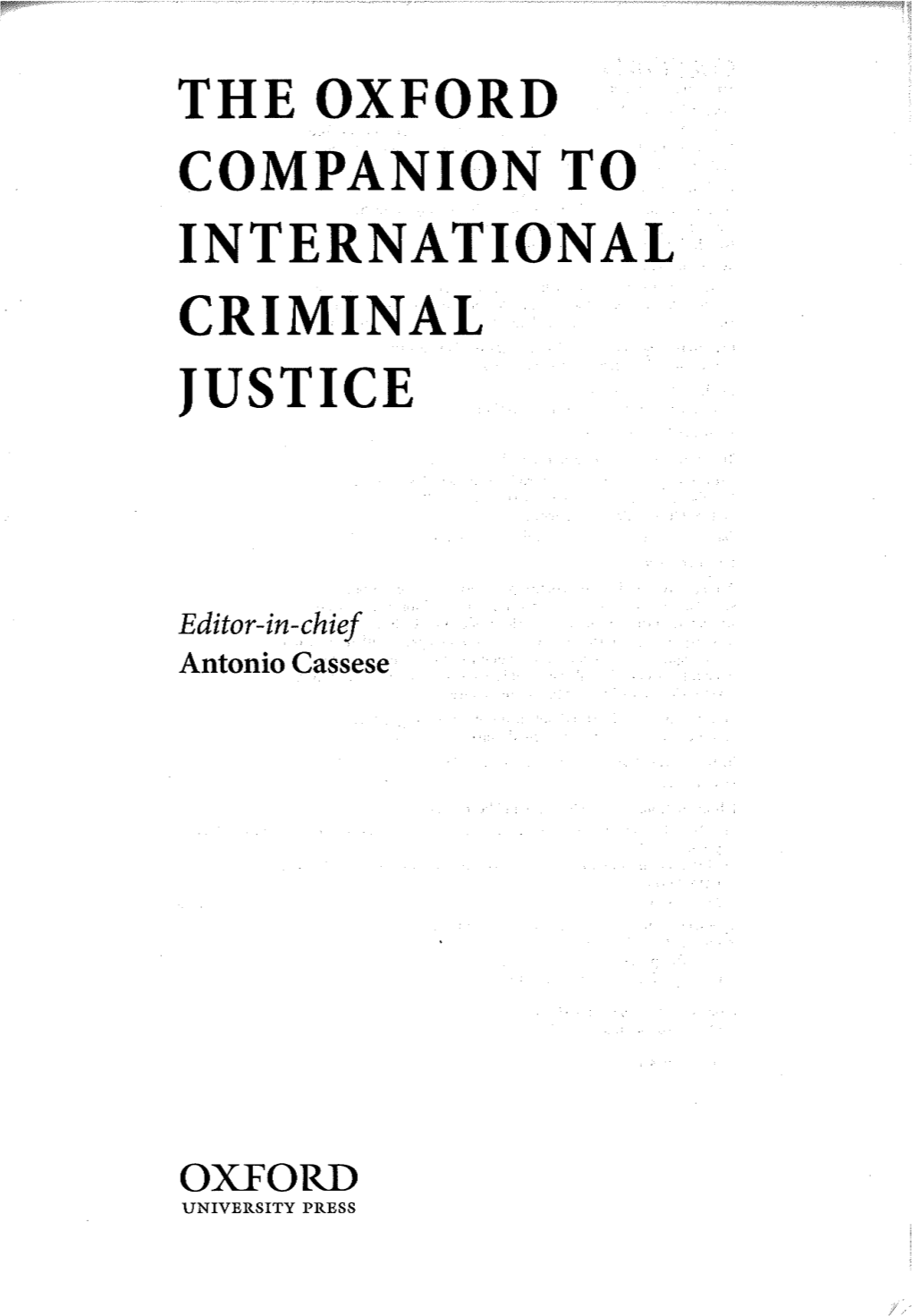 Sources of International Criminal Law