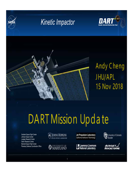 DART Mission Update