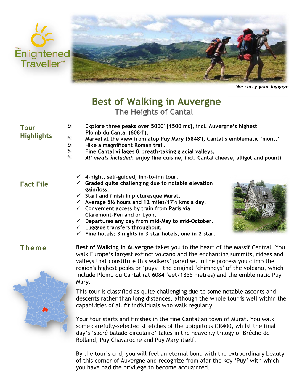 Best of Walking in Auvergne the Heights of Cantal