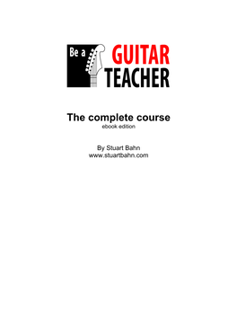 Be a Guitar Teacher