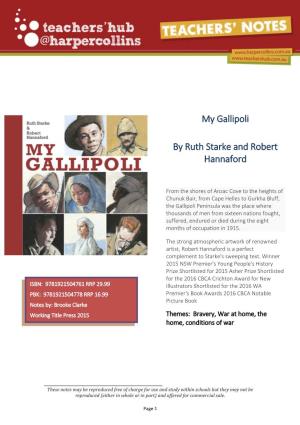 My Gallipoli by Ruth Starke and Robert Hannaford