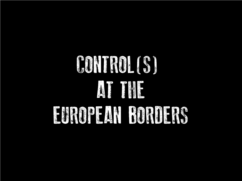 At the European Borders