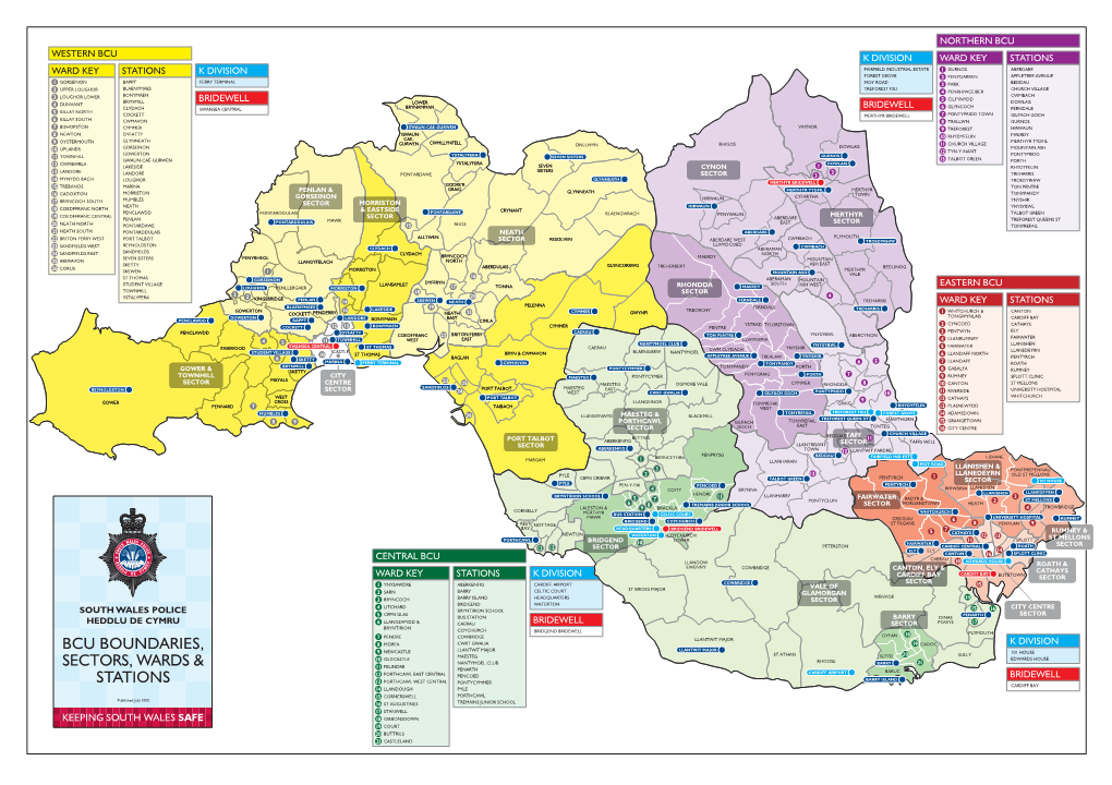Bcu Boundaries, Sectors, Wards & Stations