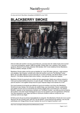 Blackberry Smoke