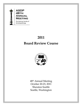 2011 Board Review Course