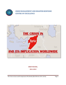 The Crisis in and Its Implication Worldwide