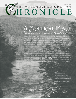 Chronicle Spring 2003