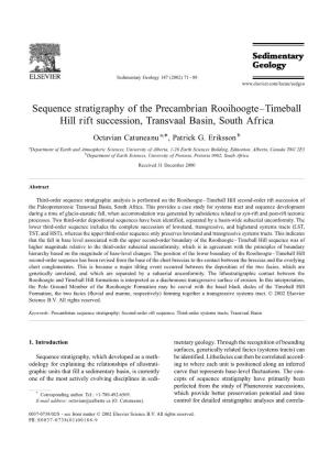 Sequence Stratigraphy of the Precambrian Rooihoogte–Timeball Hill Rift Succession, Transvaal Basin, South Africa