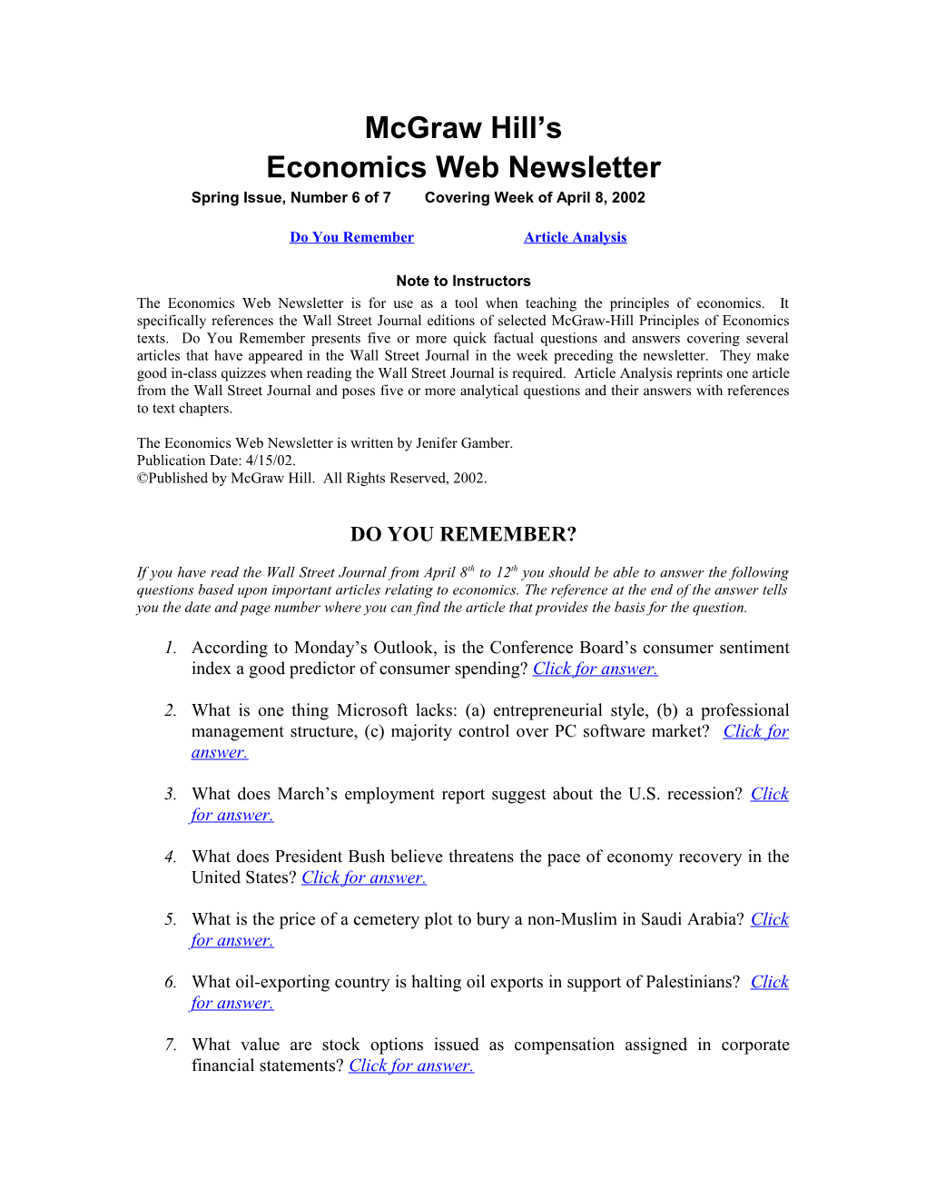 Economics Web Newsletter s2