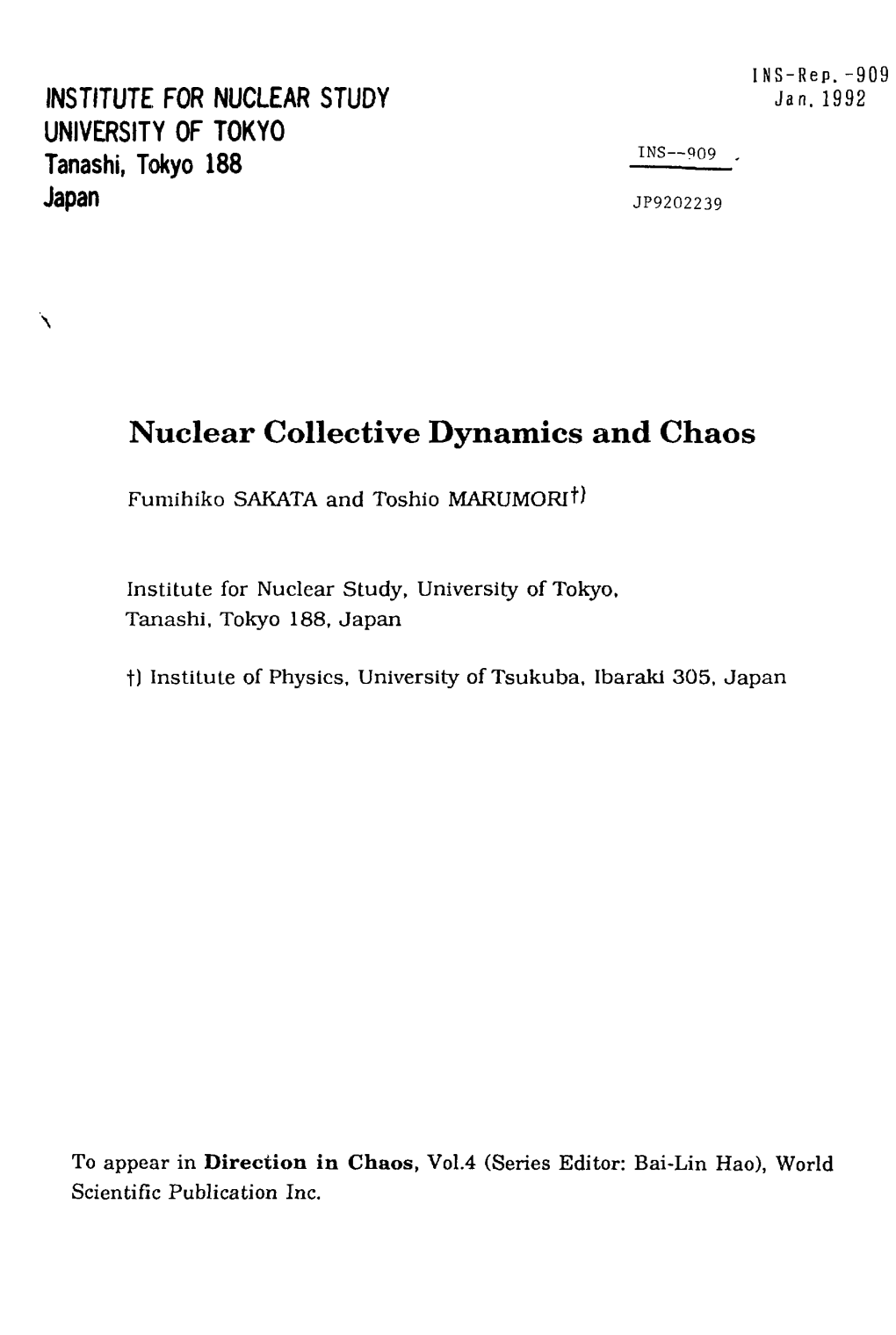 Nuclear Collective Dynamics and Chaos