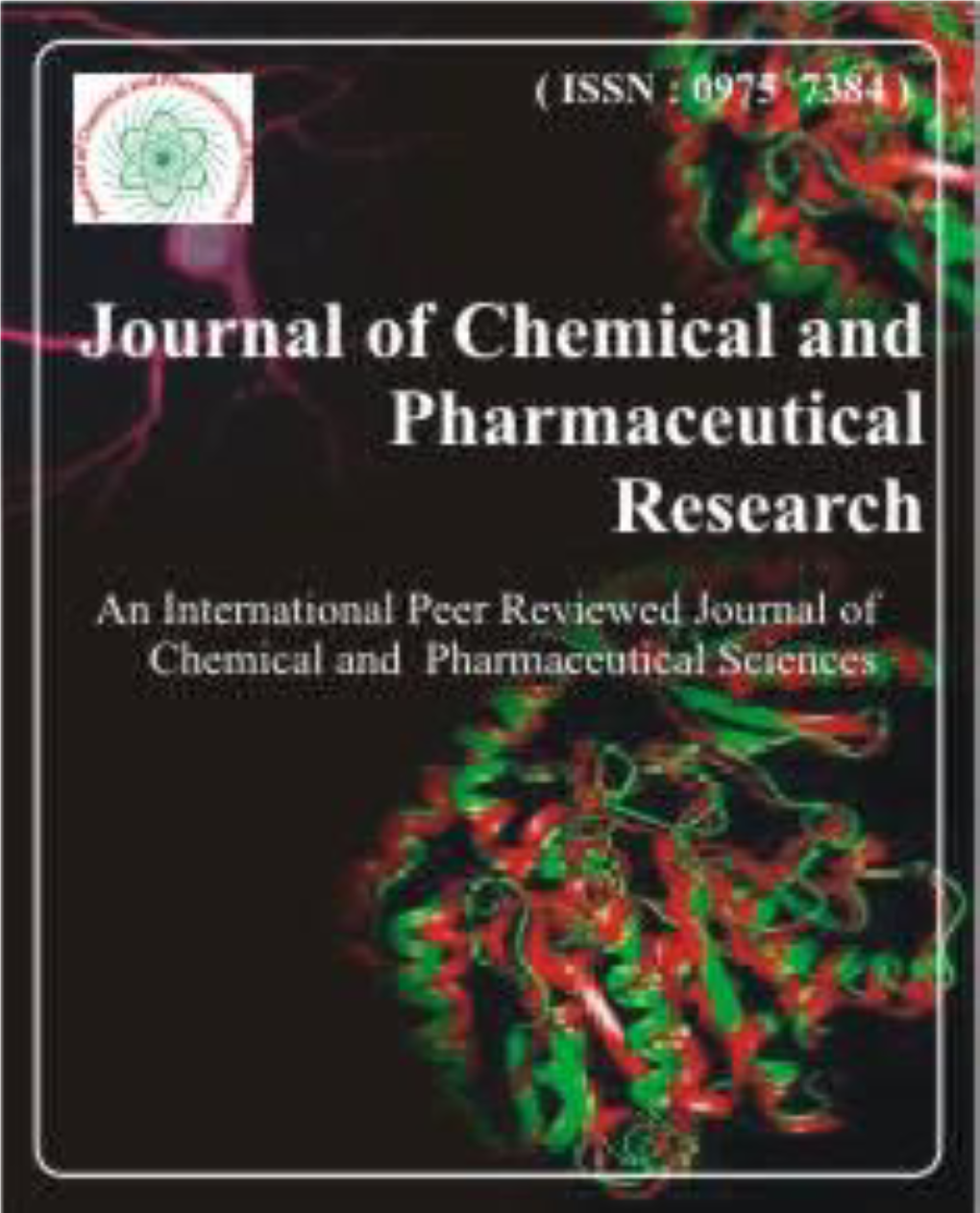 Journal of Chemical and Pharmaceutical Research