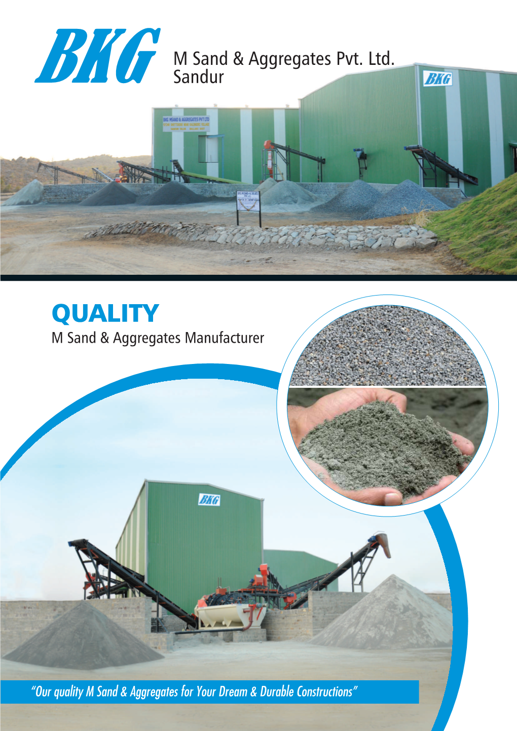 QUALITY M Sand & Aggregates Manufacturer