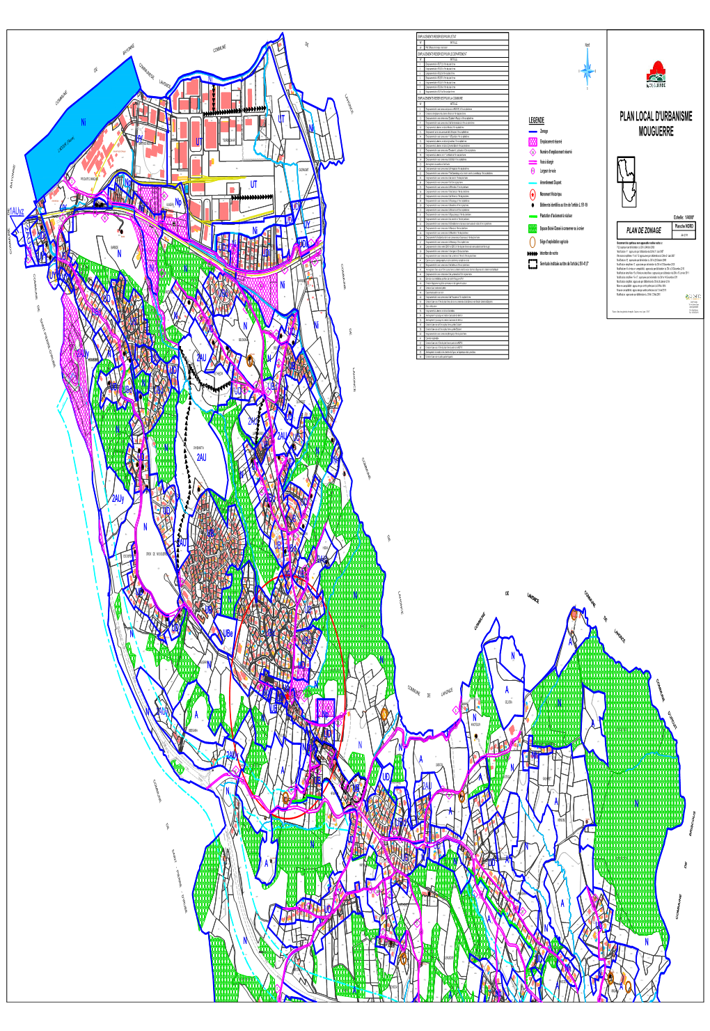 Plan Local D'urbanisme Mouguerre (Planche Nord)