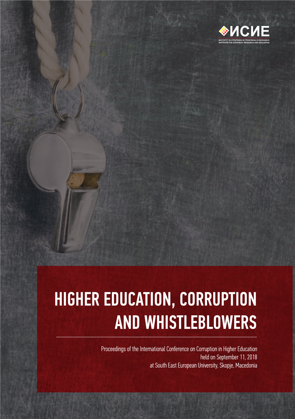 Higher Education, Corruption and Whistleblowers