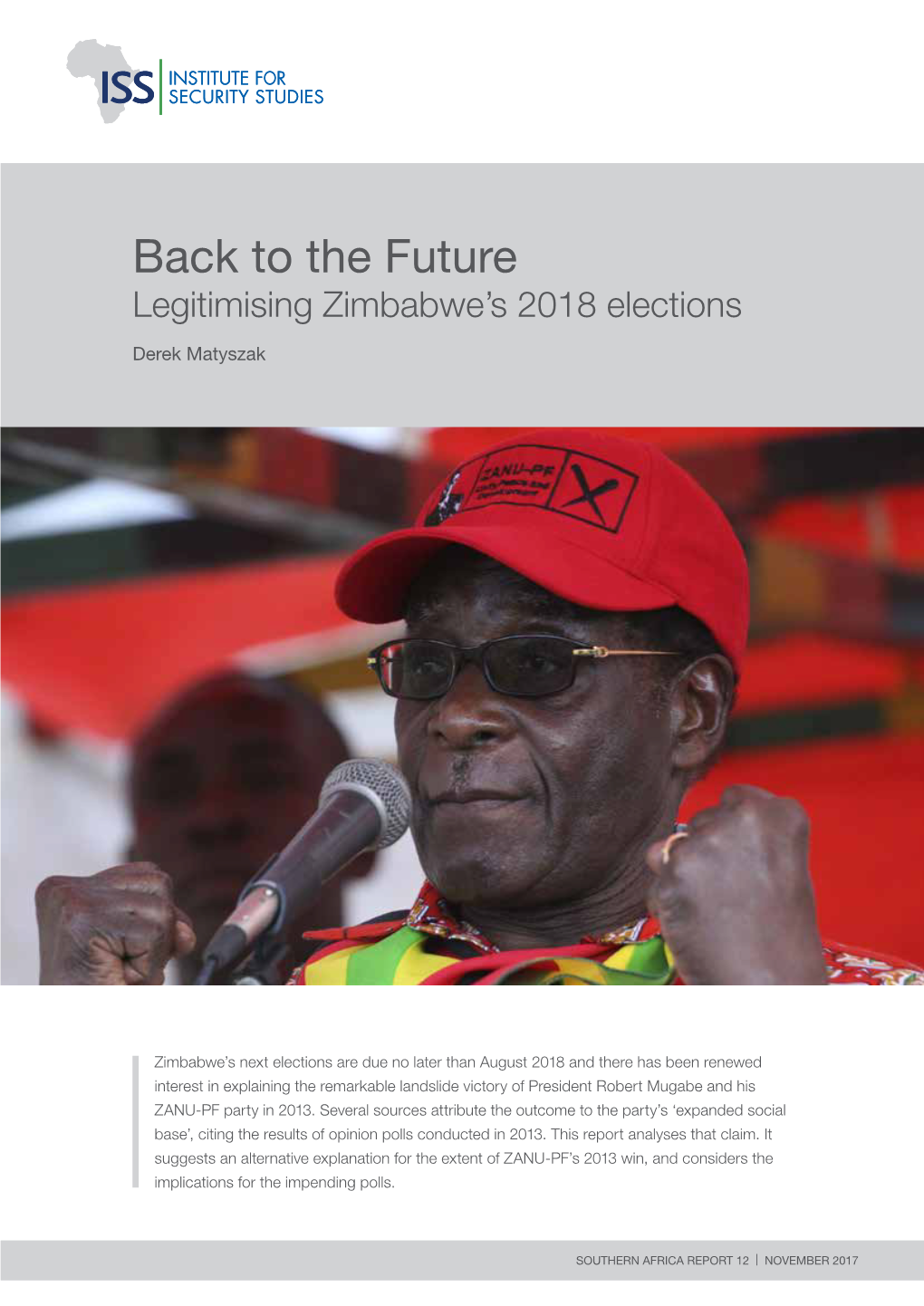 Legitimising Zimbabwe's 2018 Elections