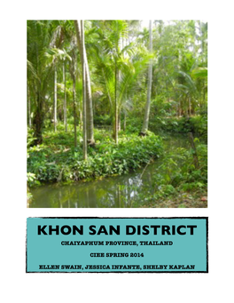 Khon San Final Report