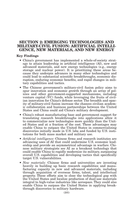 Section 2: Emerging Technologies and Military-Civil Fusion: Artificial Intelli