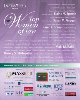 Top Women of Law for 2015