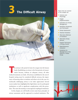 3The Difficult Airway