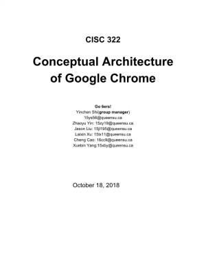 Conceptual Architecture of Google Chrome