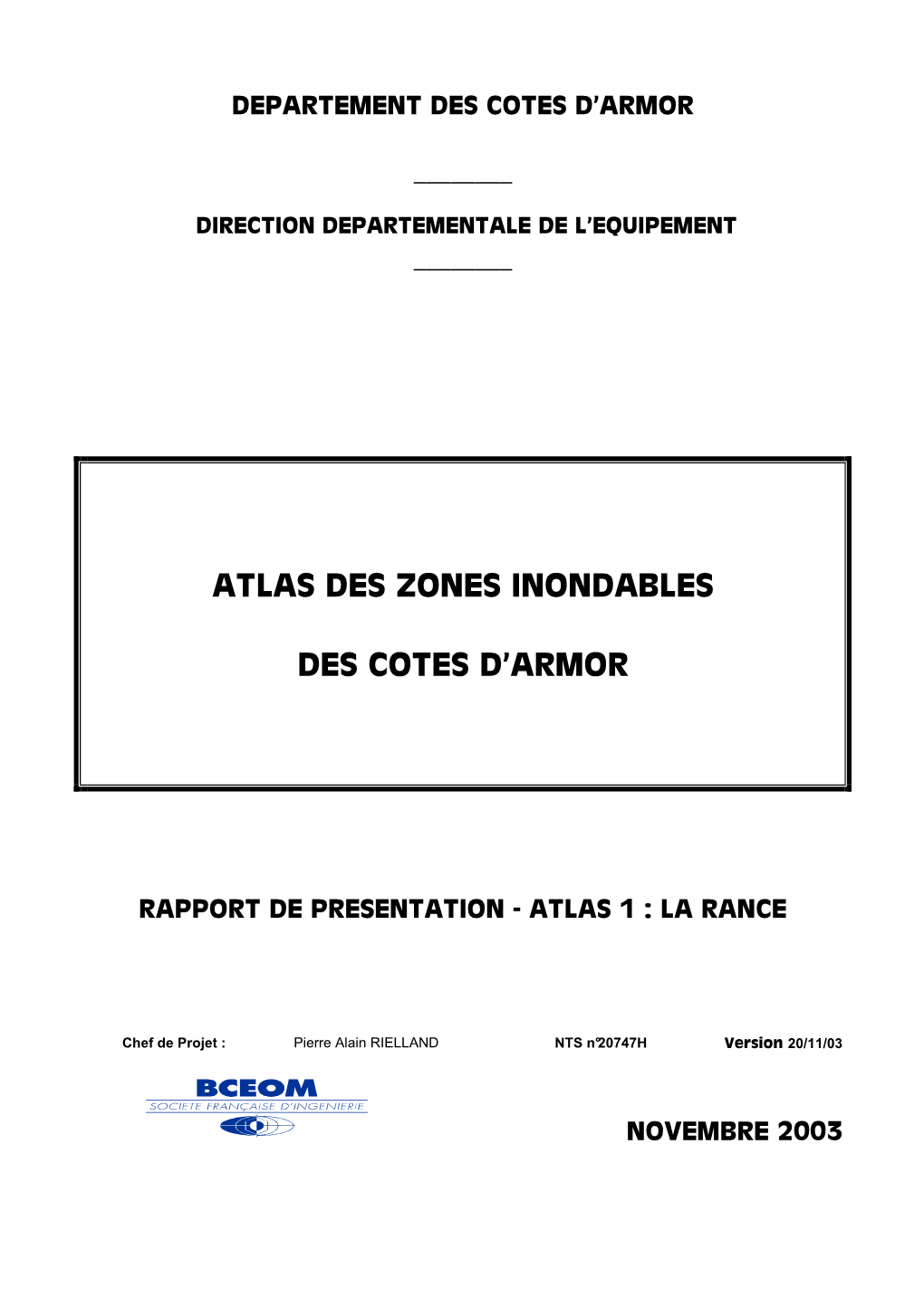 Rapport De Presentation Atlas 1