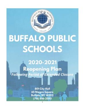 Buffalo Schools Reopening Working Draft